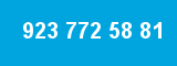 923 772 58 81
